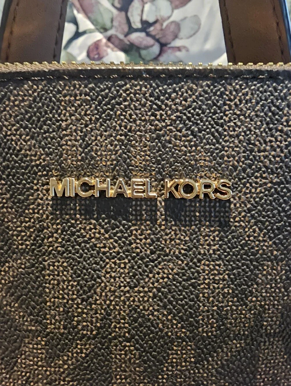 Michael Kors MK Medium Slim Backpack- Brown